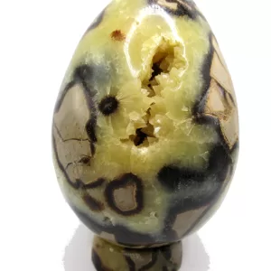 Genuine Jurassic Age Polished Septarian Egg Mineral For Sale from Madagascar #2