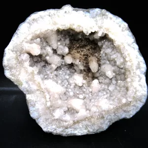 Genuine Mississippian Age Geode Pair For Sale From Keokuk, Iowa #4b