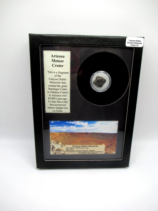 Genuine Canyon Diablo Meteorite Frame For Sale from Arizona #18