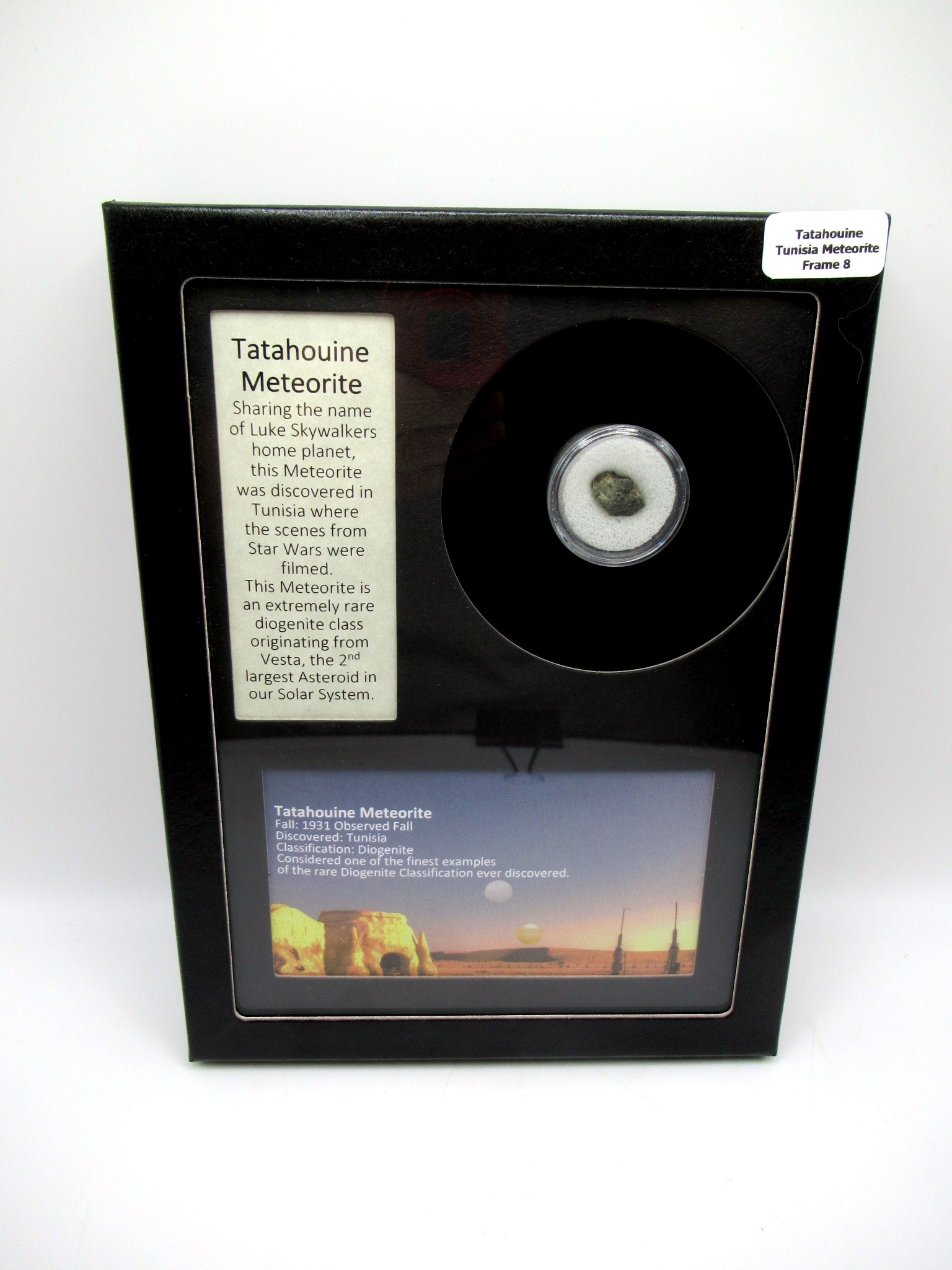 Tunisia Tathouine Meteorite Frame 8 | Fossils for Sale Genuine Tathouine Meteorite Frame For Sale from Tunisia, Africa #8