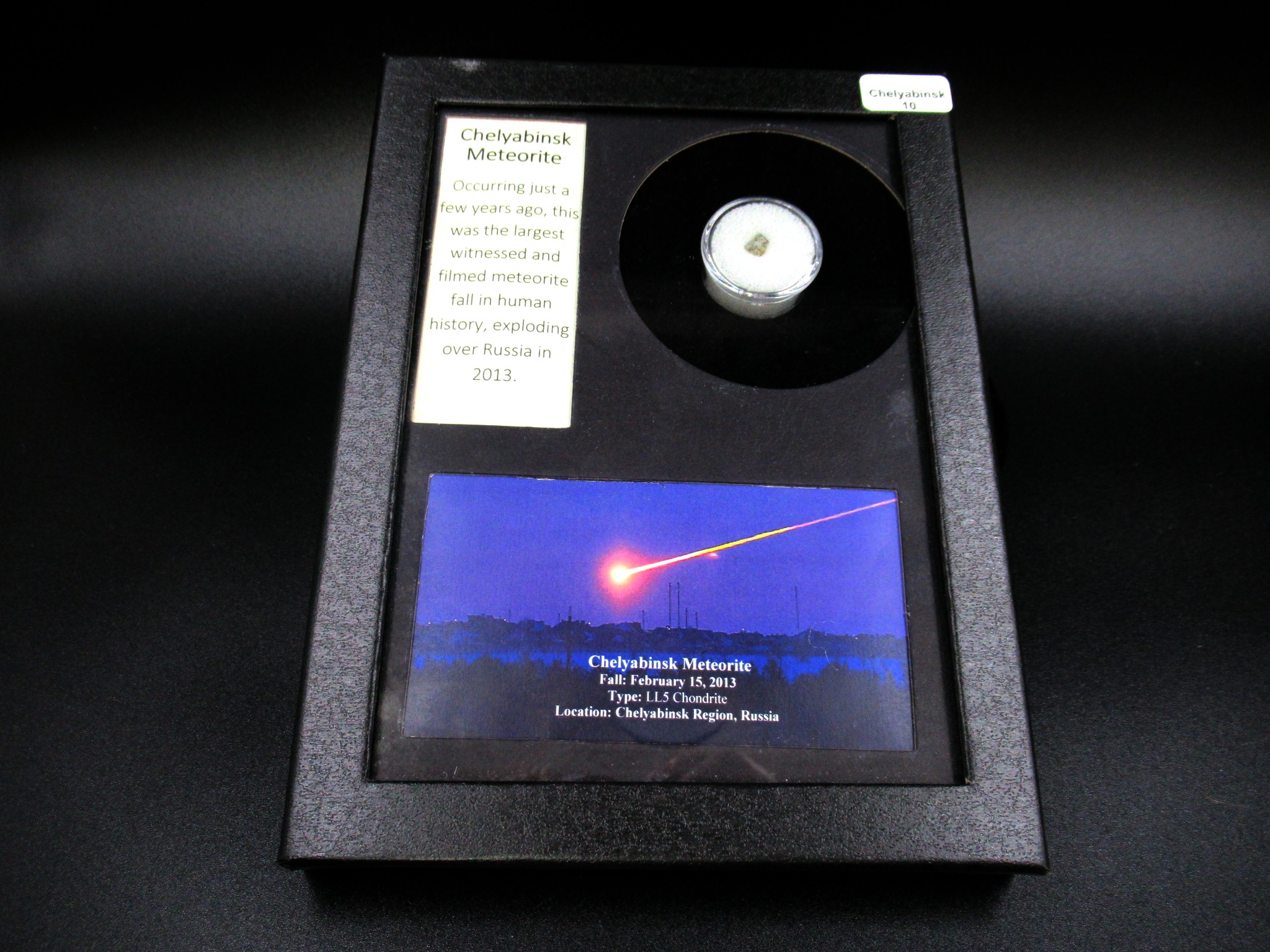 Russia Chelyabinsk Meteorite Frame 10 | Fossils for Sale Genuine Chelyabinsk Meteorite Frame For Sale from Russia #10