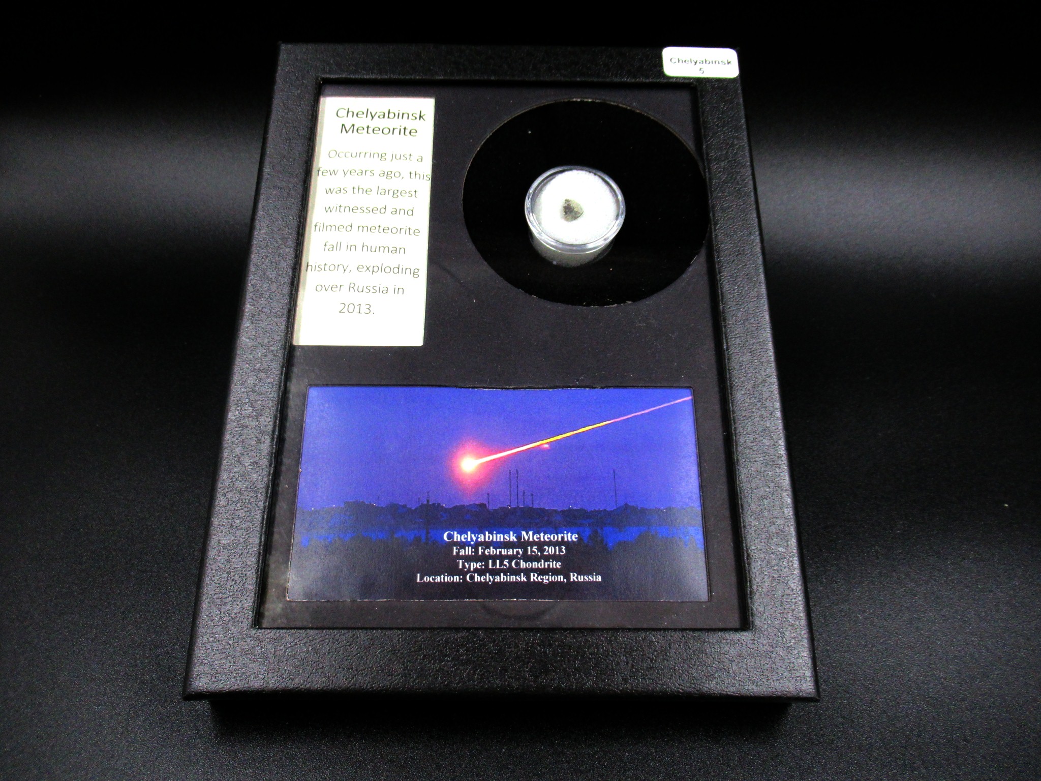 Russia Chelyabinsk Meteorite Frame 5 | Fossils for Sale Genuine Chelyabinsk Meteorite Frame For Sale from Russia #5