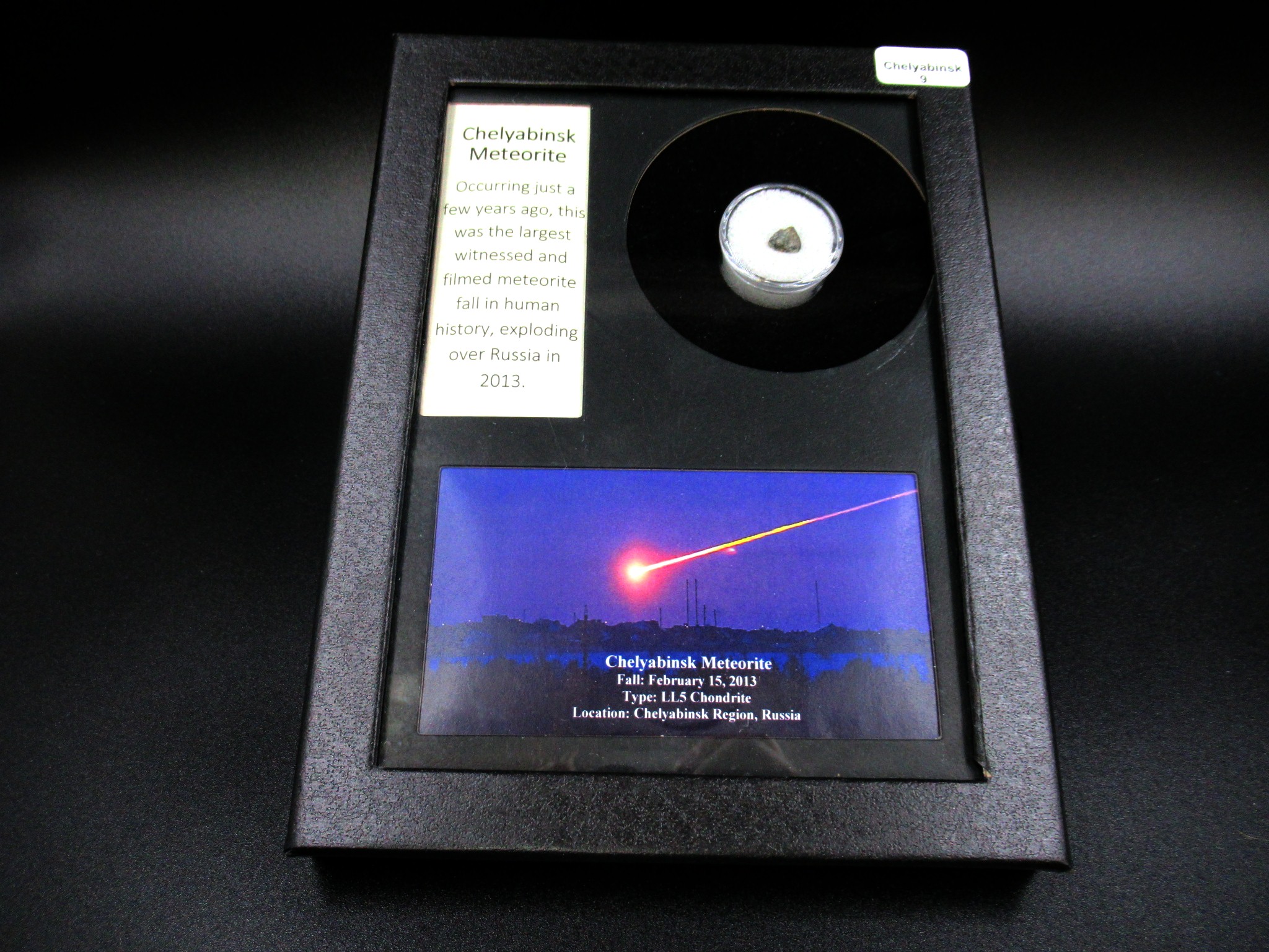 Russia Chelyabinsk Meteorite Frame 9 | Fossils for Sale Genuine Chelyabinsk Meteorite Frame For Sale from Russia #9