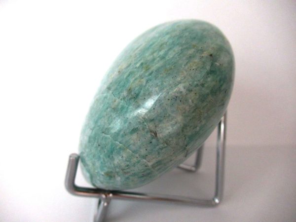 General Amazonite Polished Mineral Heart For Sale #2b