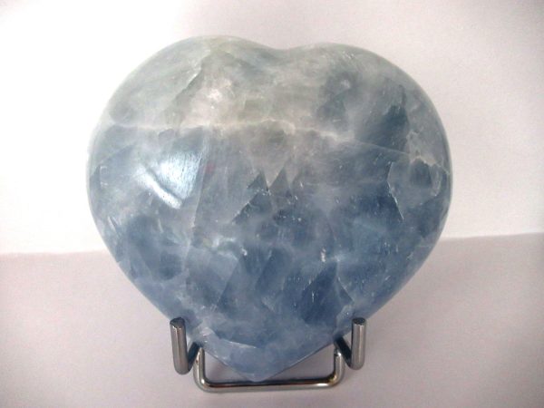 Genuine Calcite Polished Mineral Heart for Sale #2a
