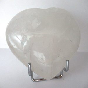 General Clear Crystal Quartz Polished Mineral Heart For Sale #1