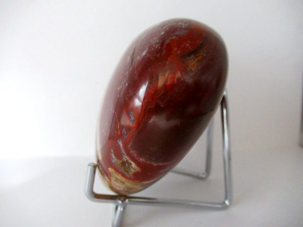General Petrified Wood Polished Mineral Heart For Sale #1b