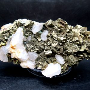 Genuine Pyrite on Quartz Mineral for Sale from Morocco #10