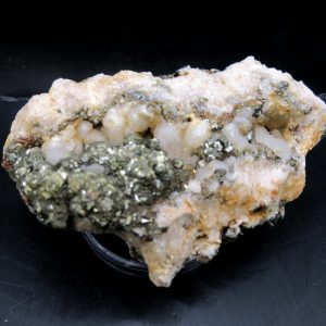 Genuine Pyrite on Quartz Mineral for Sale from Morocco #12