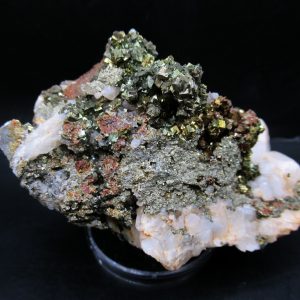 Genuine Pyrite on Quartz Mineral for Sale from Morocco #14