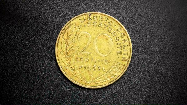 Genuine Authentic Foreign Coin Obverse From France For Sale #10a