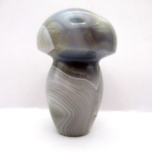 Genuine Gray Agate Polished Mushroom For Sale #1