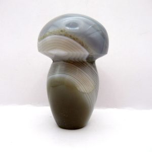 Genuine Gray Agate Polished Mushroom For Sale #2