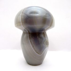 Genuine Gray Agate Polished Mushroom For Sale #4