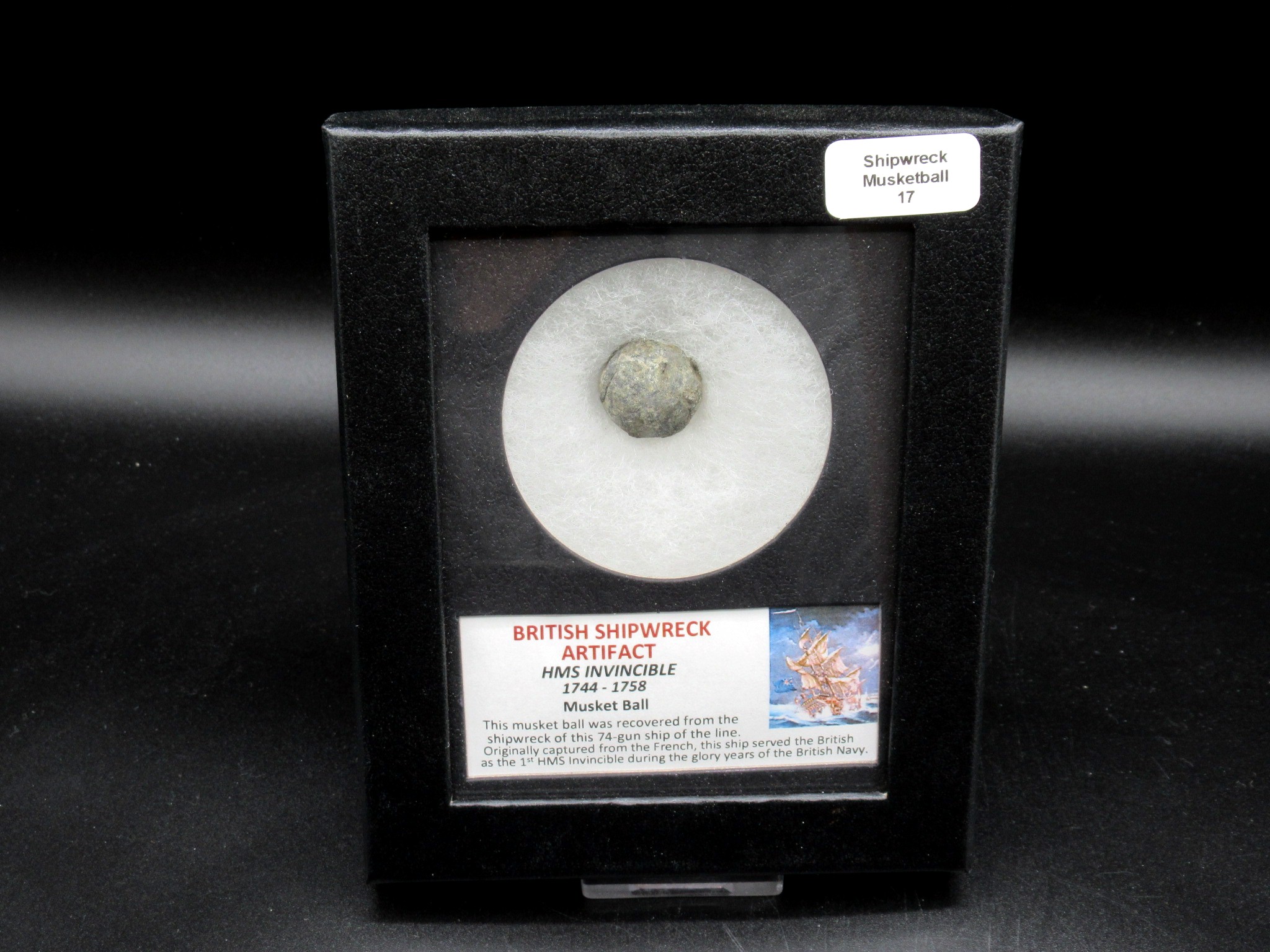British Shipwreck Artifact Musket Ball 17 | Fossils for Sale Genuine British Shipwreck Artifact Musket ball for Sale #17