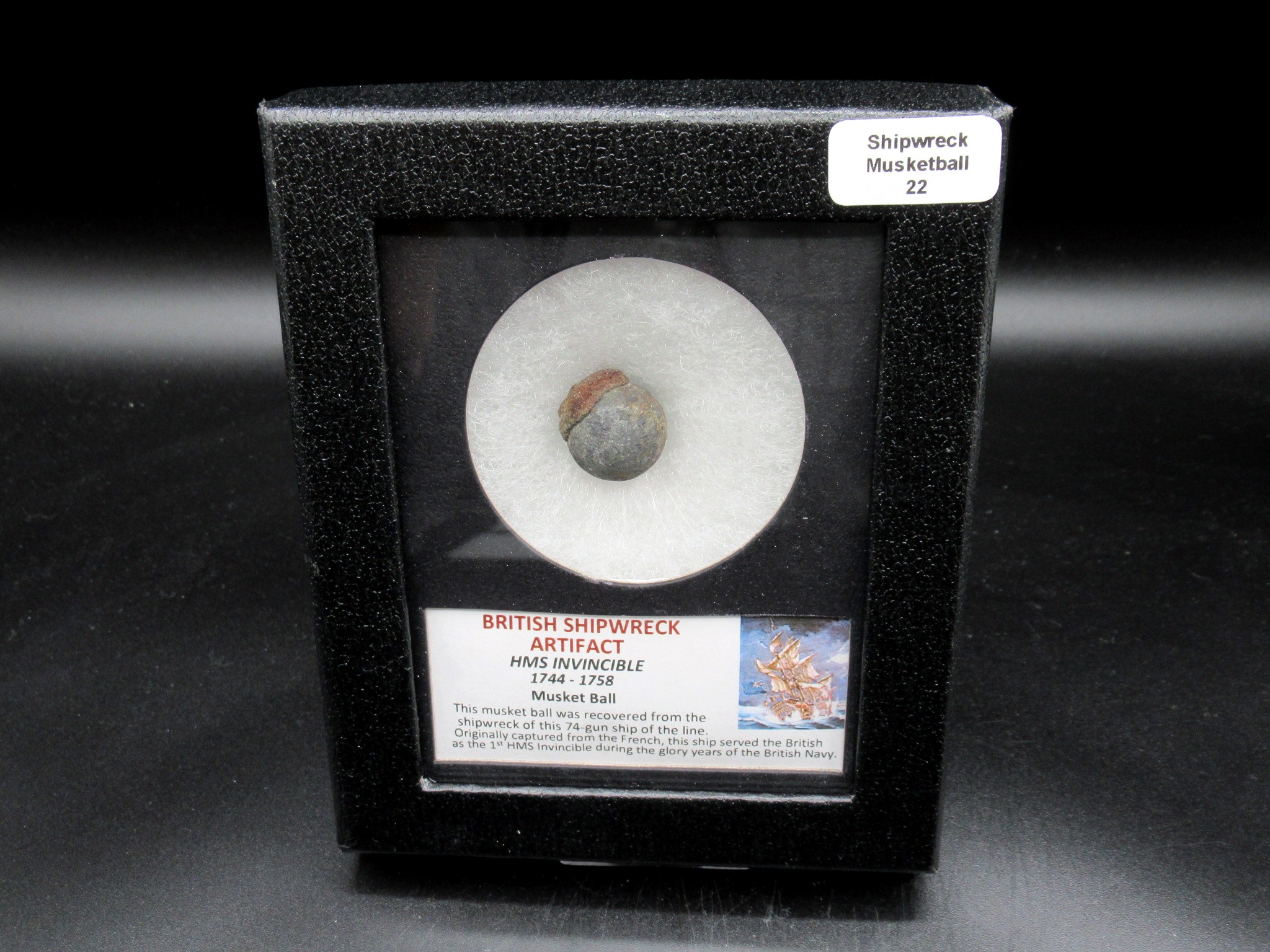 British Shipwreck Artifact Musket Ball 22 | Fossils for Sale Genuine British Shipwreck Artifact Musket ball for Sale #22