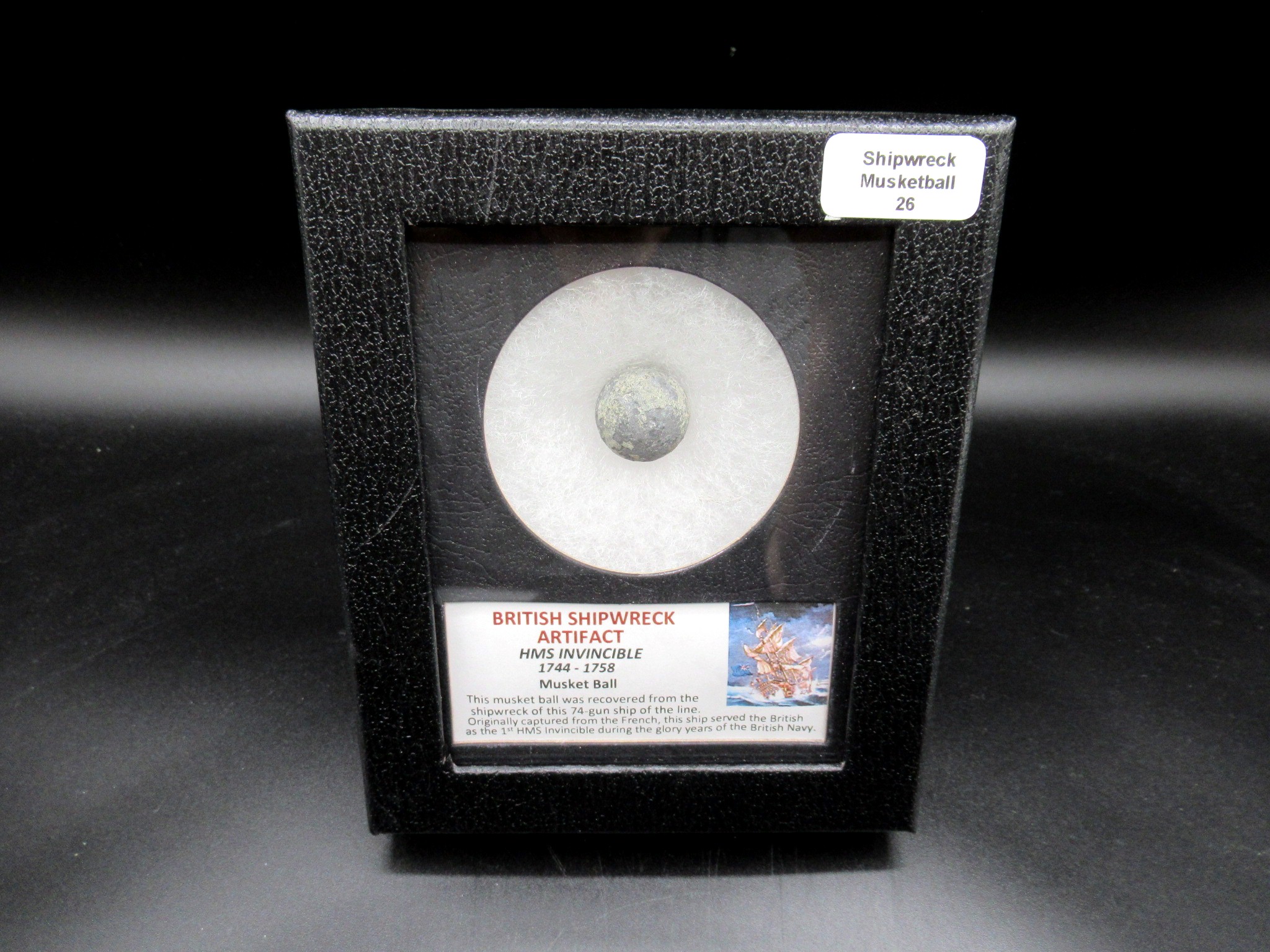 British Shipwreck Artifact Musket Ball 26 | Fossils for Sale Genuine British Shipwreck Artifact Musket ball for Sale #26