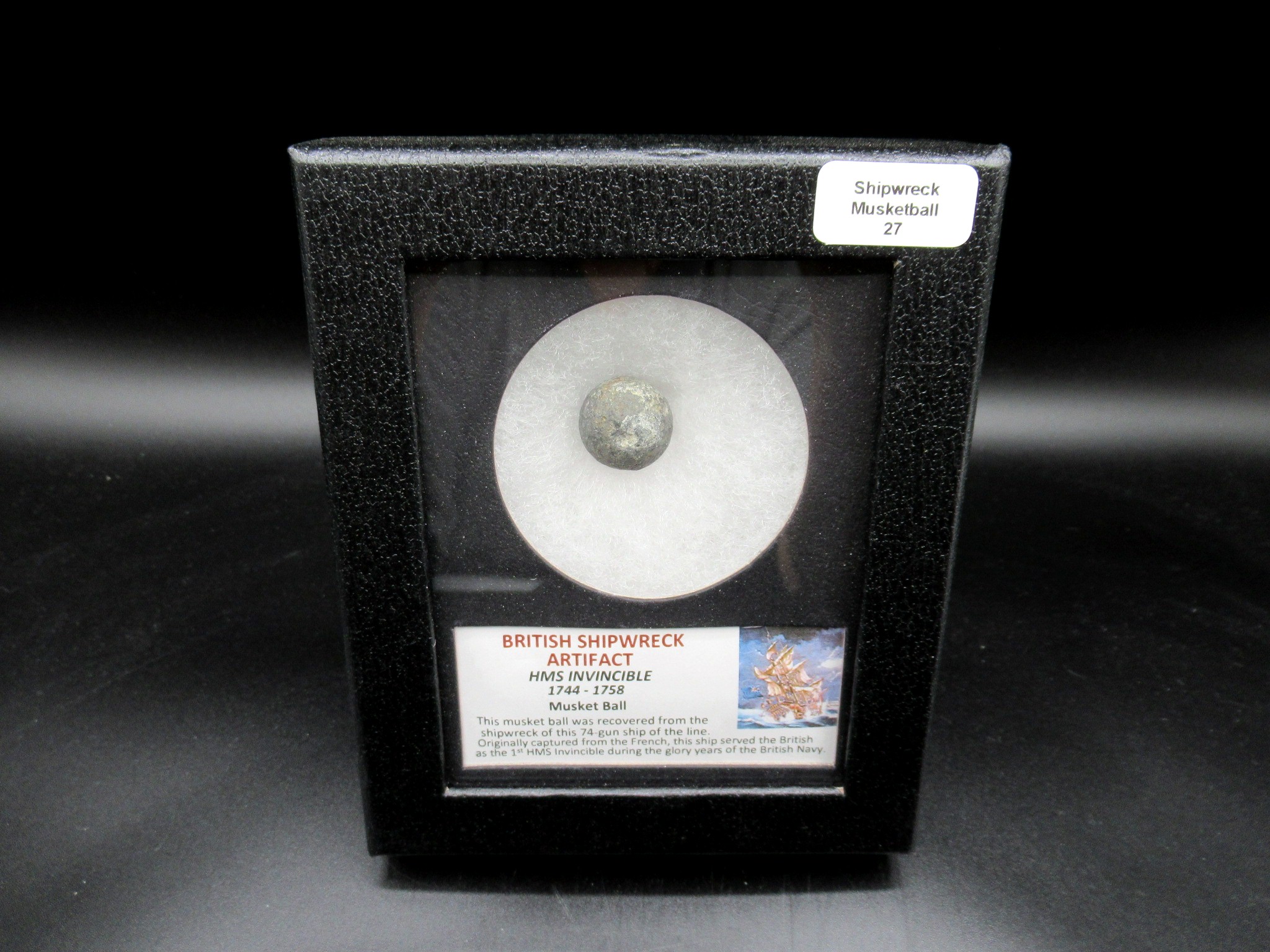 British Shipwreck Artifact Musket Ball 27 | Fossils for Sale Genuine British Shipwreck Artifact Musket ball for Sale #27