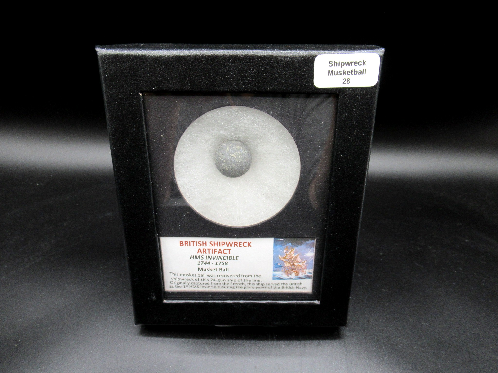 British Shipwreck Artifact Musket Ball 28 | Fossils for Sale Genuine British Shipwreck Artifact Musket ball for Sale #28