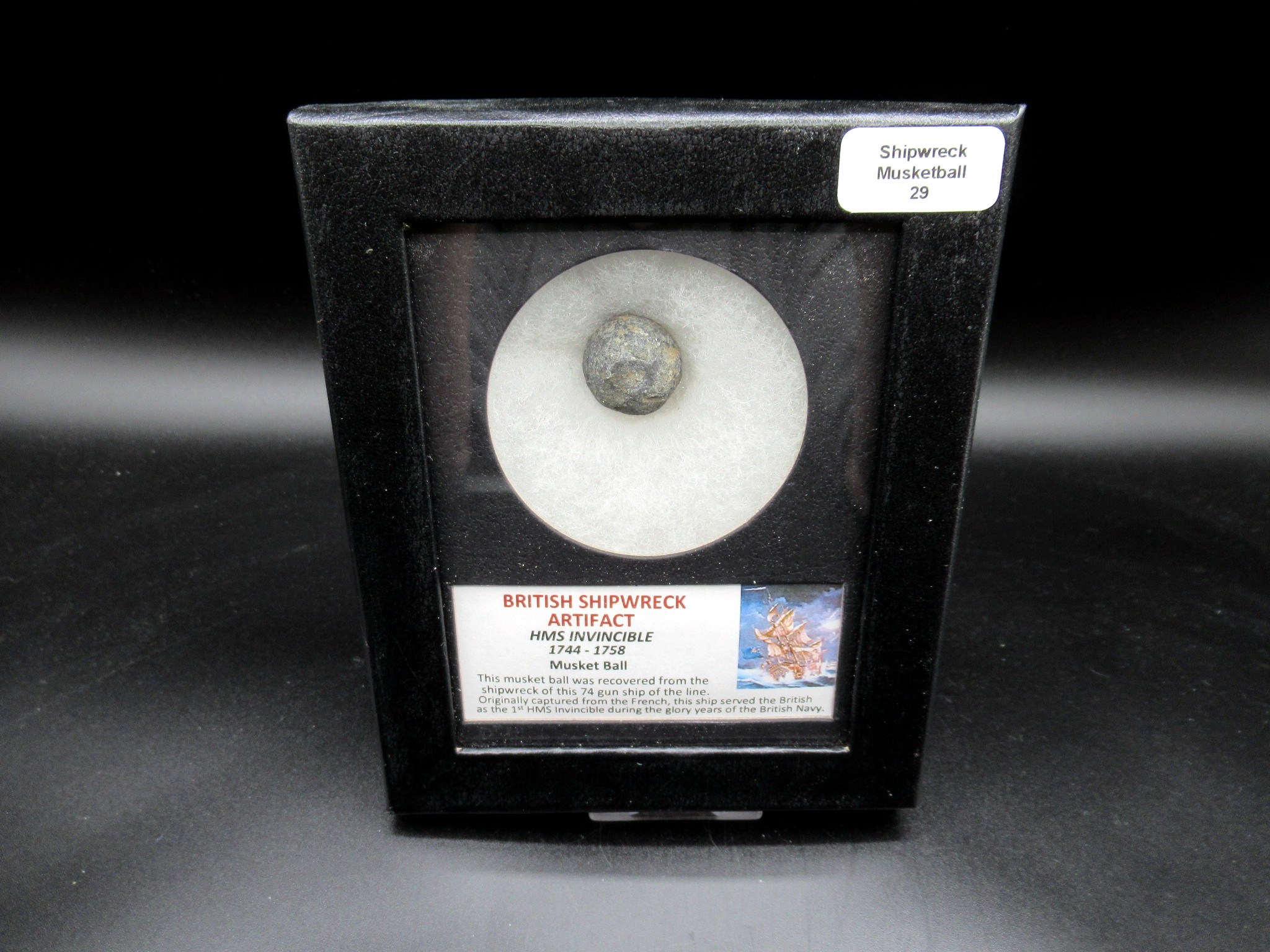 British Shipwreck Artifact Musket Ball 29 | Fossils for Sale Genuine British Shipwreck Artifact Musket ball for Sale #29