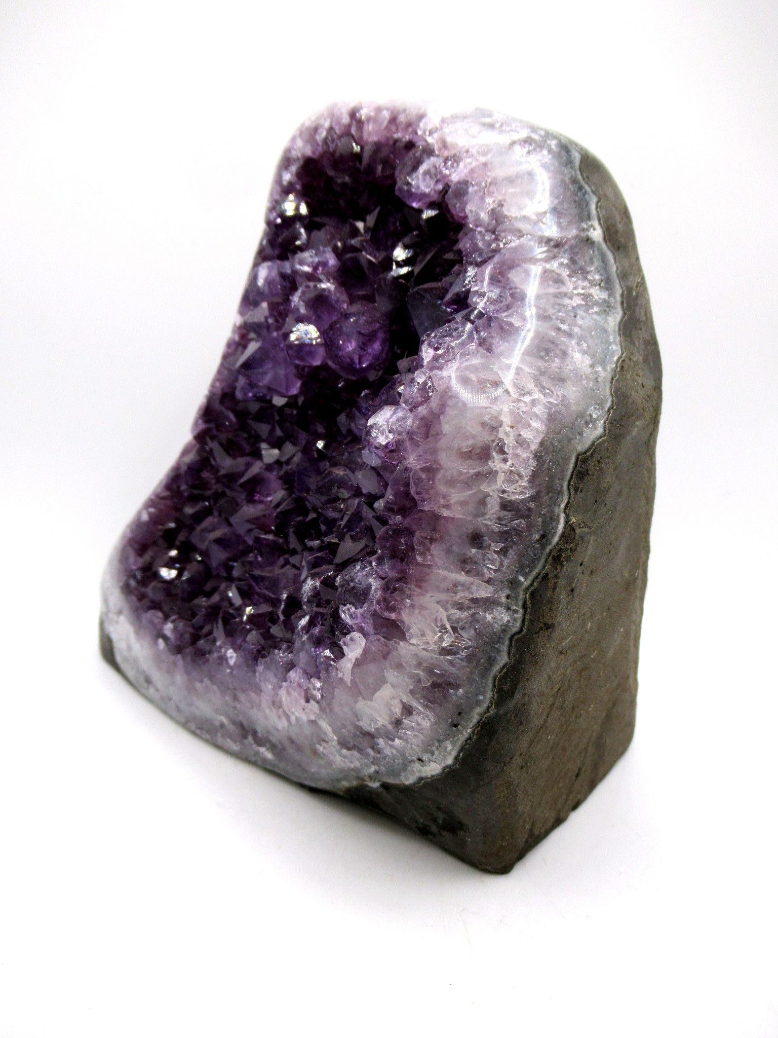 Uruguay Amethyst Cluster Flat Cut Base 1a | Fossils for Sale General Amethyst Cluster Flat Cut Base For Sale From Uruguay #1a