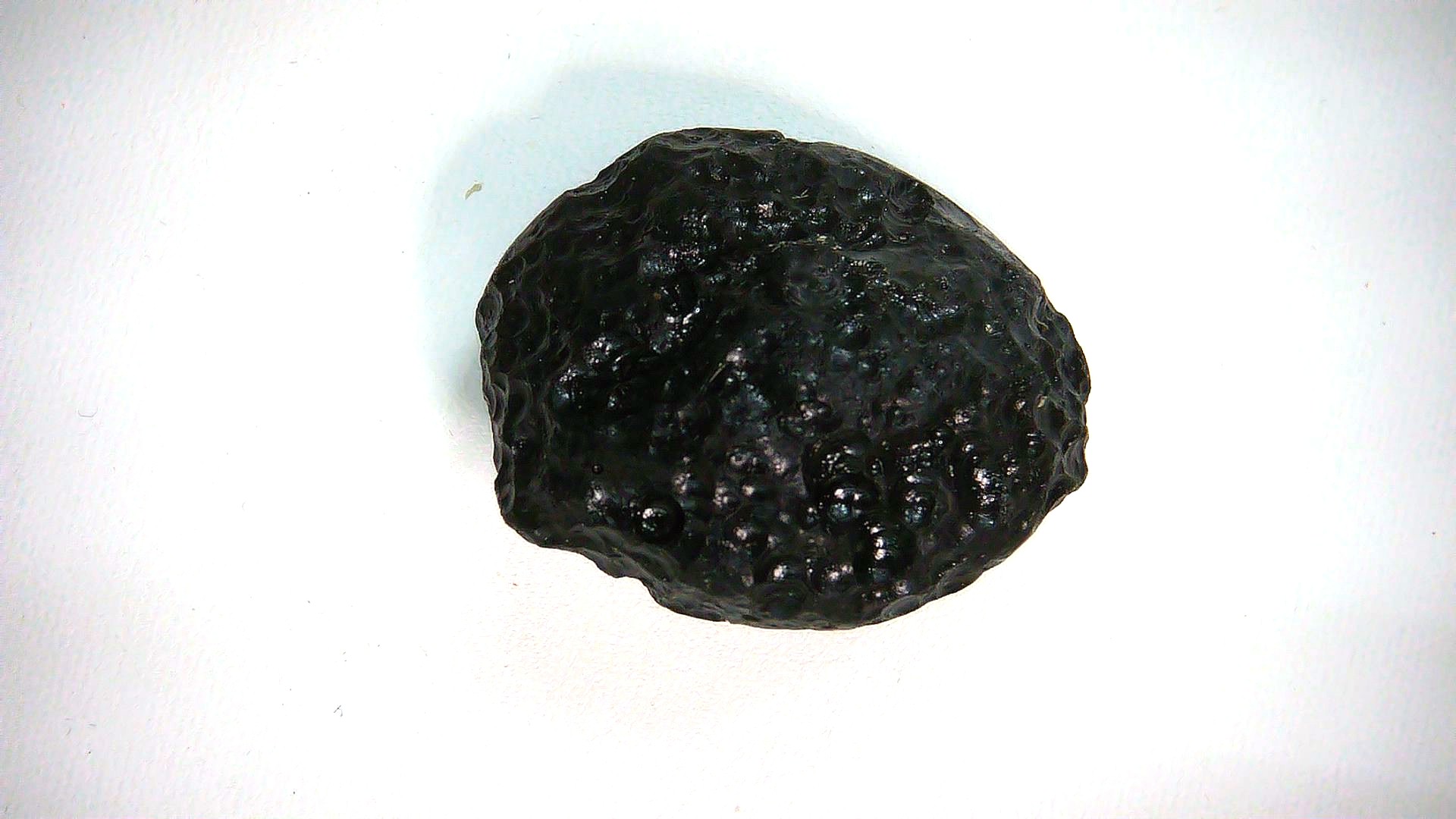 East Asia Black Tibetan Tektite - Black Moldavite 75a | Fossils for Sale Genuine Black Tibetan Tektite For Sale from East Asia #75a