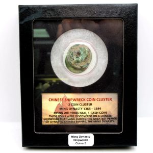 Ming Dynasty Chinese Shipwreck Coin Cluster 2