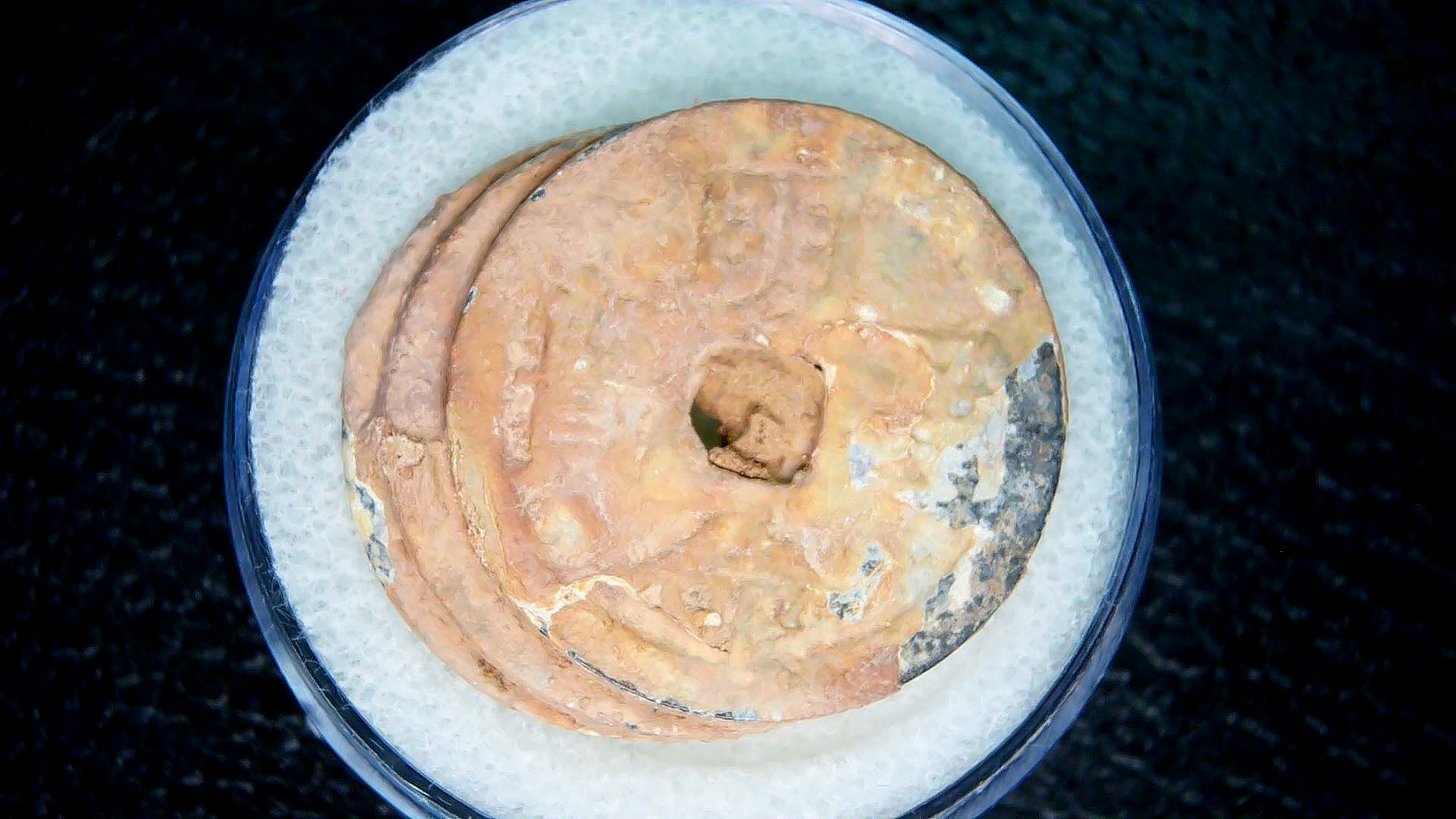 Ming Dynasty Chinese Shipwreck Cluster 8b | Fossils for Sale Genuine Ming Dynasty Chinese Shipwreck Coin for Sale #8b