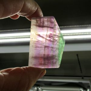 Rainbow Fluorite Slab Polished Both Sides 2.18" 10
