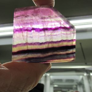 Rainbow Fluorite Slab Polished Both Sides 2.01" 7