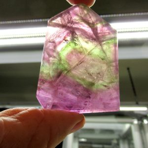 Rainbow Fluorite Slab Polished Both Sides 2.35" 9