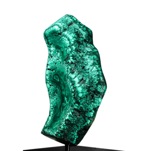 Polished Malachite Sculpture from the Congo in Africa #4