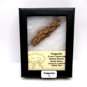 Genuine Fulgurite “Fossil Lightening” from Sahara Desert N. Africa for Sale #1