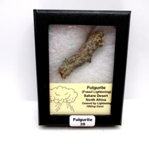 Genuine Fulgurite “Fossil Lightening” from Sahara Desert N. Africa for Sale #20