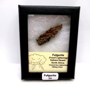 Genuine Fulgurite “Fossil Lightening” from Sahara Desert N. Africa for Sale #24