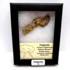 Genuine Fulgurite “Fossil Lightening” from Sahara Desert N. Africa for Sale #3