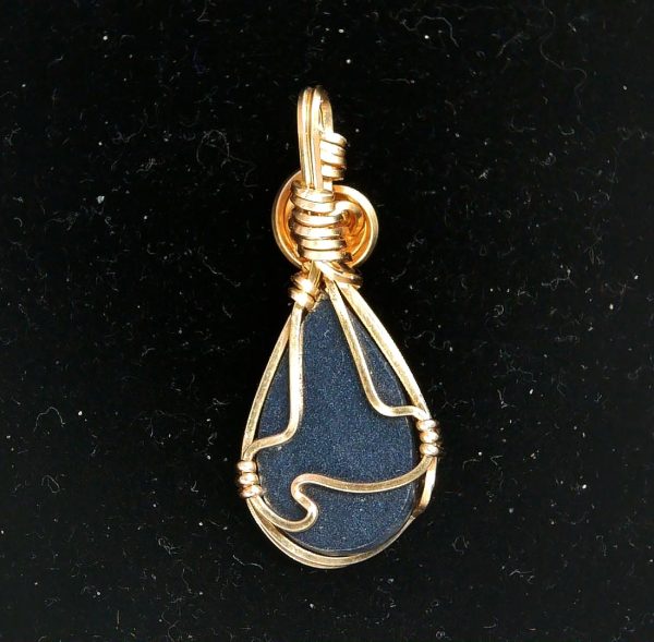 Gem Ammolite Pendant 14k Gold Wire Wrapped 3b | Fossils for Sale General Gem Ammolite Pendant 14k Gold Wire Wrapped From Canada For Sale #3b