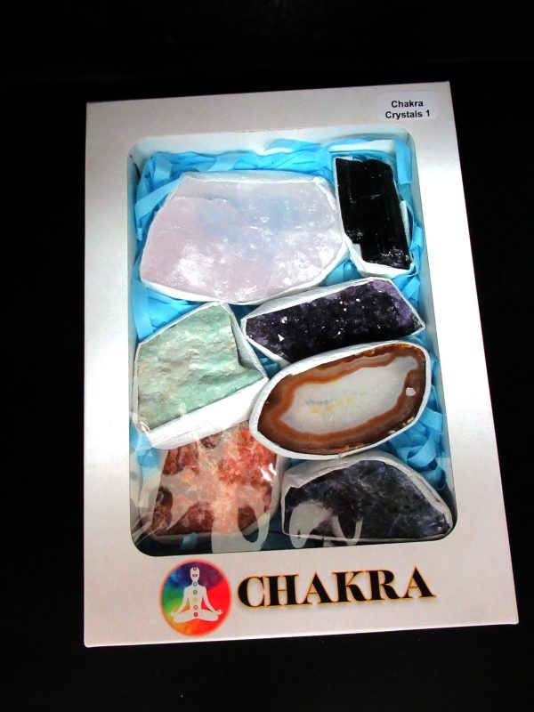 Healing Crystals Chakra Collection 1 | Fossils for Sale Chakra Crystals Metaphysical Collection #1 For Sale