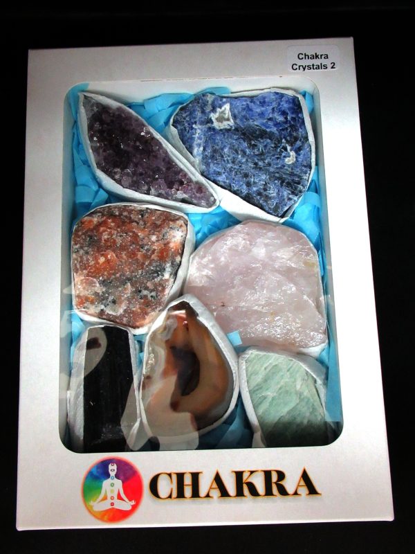 Healing Crystals Chakra Collection 2 | Fossils for Sale Chakra Crystals Metaphysical Collection #2 For Sale