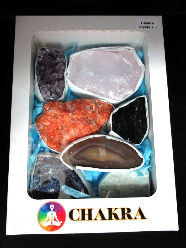 Healing Crystals Chakra Collection 3 | Fossils for Sale Chakra Crystals Metaphysical Collection #3 For Sale