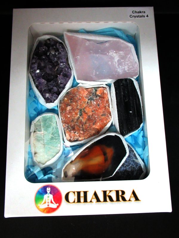 Healing Crystals Chakra Collection 4 | Fossils for Sale Chakra Crystals Metaphysical Collection #4 For Sale