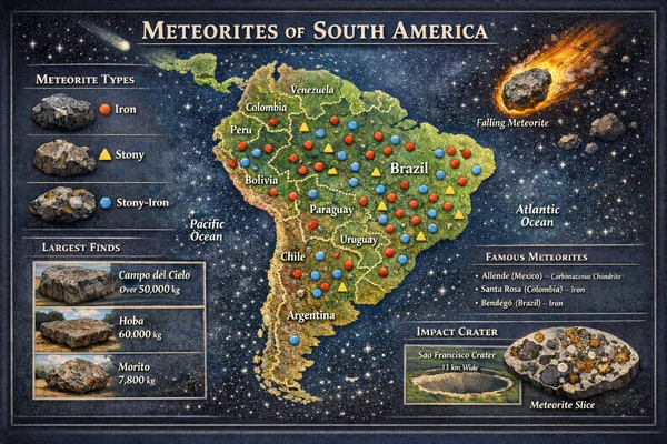 Meteorites of South America | Fossils for Sale Buy Meteorites - Meteorites for Sale