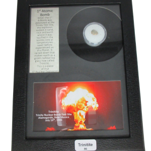 New Mexico Trinity Nuclear Bomb Test - Trinitite 86 | Fossils for Sale