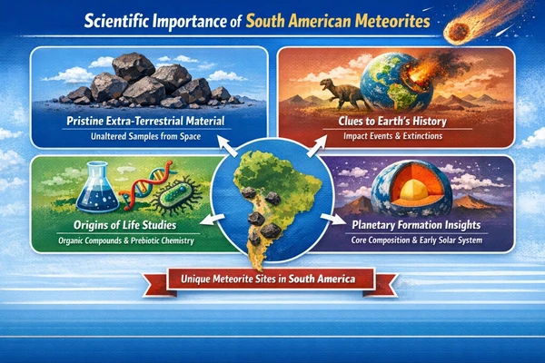 Scientific Importance of South America Meteorites | Fossils for Sale Buy Meteorites - Meteorites for Sale