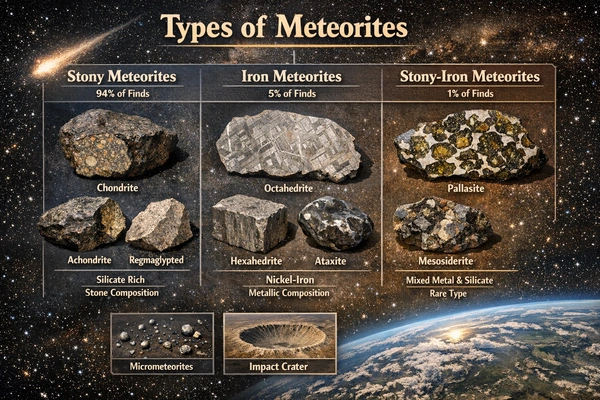 Types of Meteorites | Fossils for Sale Buy Meteorites - Meteorites for Sale