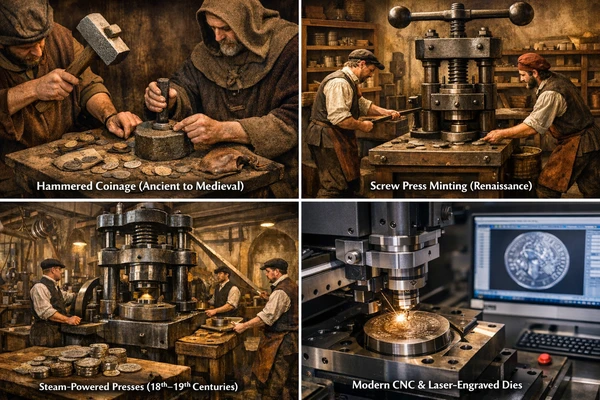 Minting Techniques | Fossils for Sale Coins for Sale | Authentic Coins