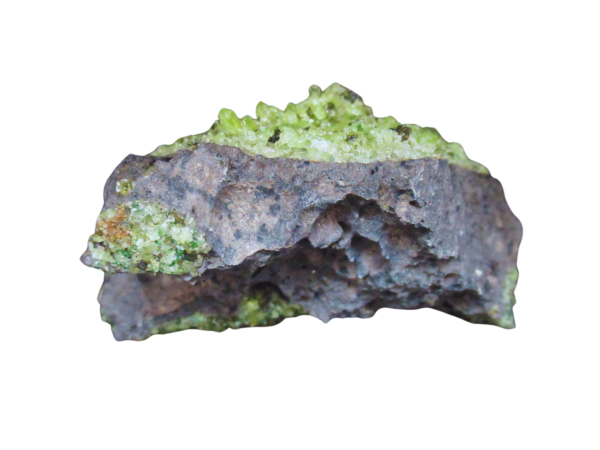 Peridot with Chrome Diopside and Spinel from Arizona 6a | Fossils for Sale Genuine Peridot with Chrome Diopside and Spinel Mineral For Sale From Arizona #6a