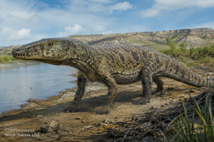 Champsosaurus Reptile