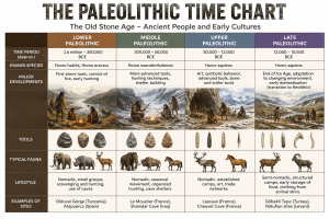 Paleolithic Time Chart | Fossils for Sale Paleolithic Stone Tools for Sale