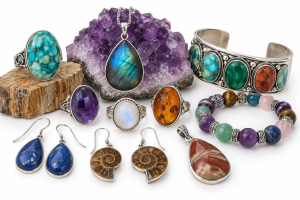 Gem and Mineral Jewelry For Sale